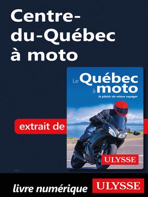 cover image of Centre-du-Québec à moto